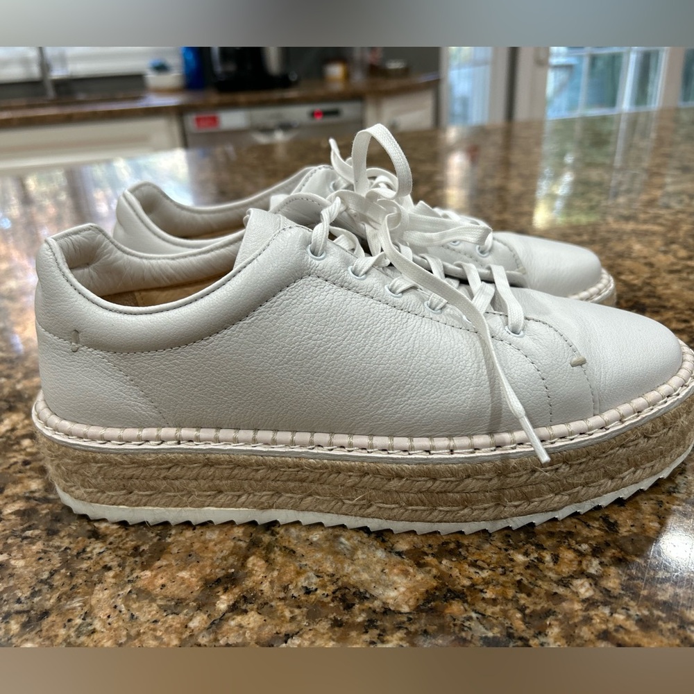RAG & BONE Kent Espadrille Platform Women's 38.5/8.5 Sneakers Leather NEW